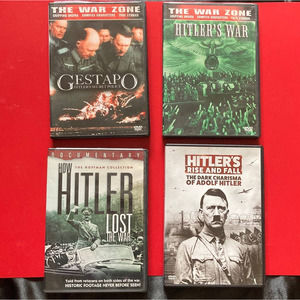 Lot of 4 dvd: Gestapo, Rise and Fall, Hitlers War, How Hitler Lost the War